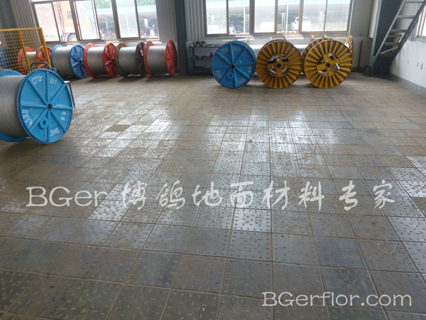 重型工廠車(chē)間鋼地板 超承重抗壓型 車(chē)間 廠房 工業(yè)金屬地板 防塵防起灰地板材料-4