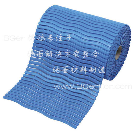 S形波浪紋理防滑疏水地墊 游泳館泳池 更衣室 洗浴室防滑地墊