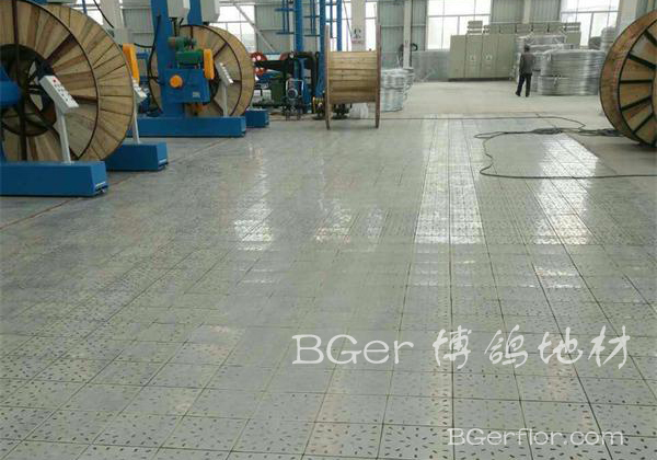 工業用金屬地板 重型裝配車間 電纜廠 汽車廠 沖壓車間 機械加工 鑄件廠 工廠車間金屬鋼地板-2