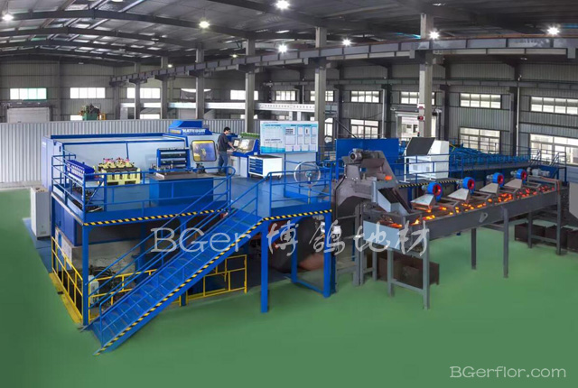 汽車(chē)部件工業(yè)工廠車(chē)間地板材料-1