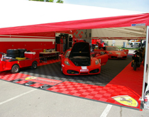 鎖扣式車展地臺材料，環環相扣快速拼接鋪裝